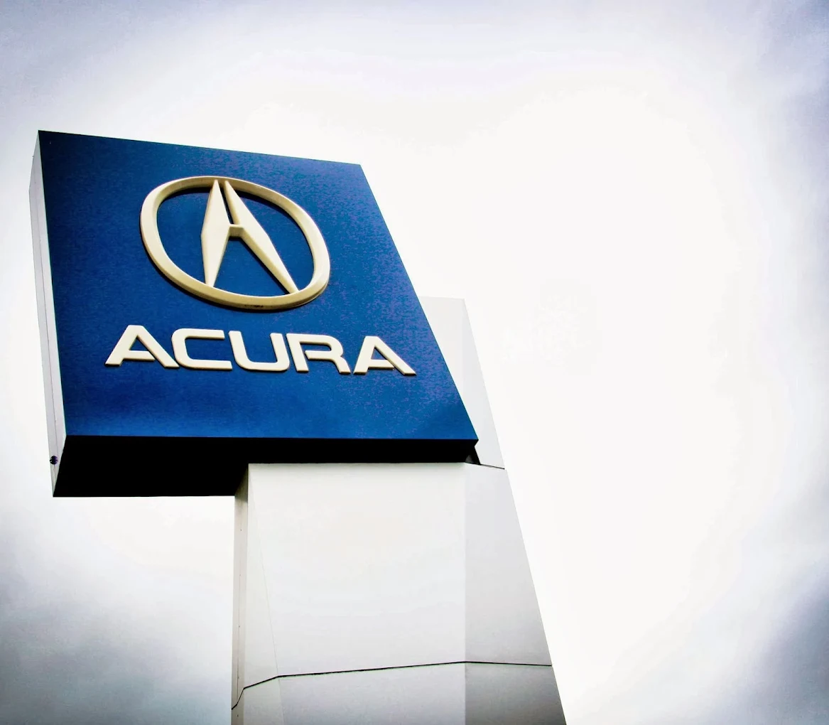 Acura dealership sign