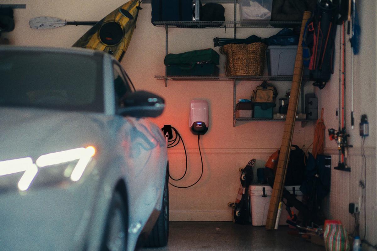 Ford Mustang Mach-E charging at home