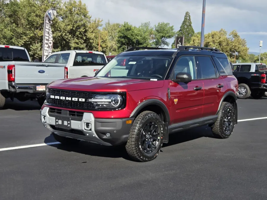 2026 Ford Bronco Sport in Ruby Red Metallic Tinted Clearcoat