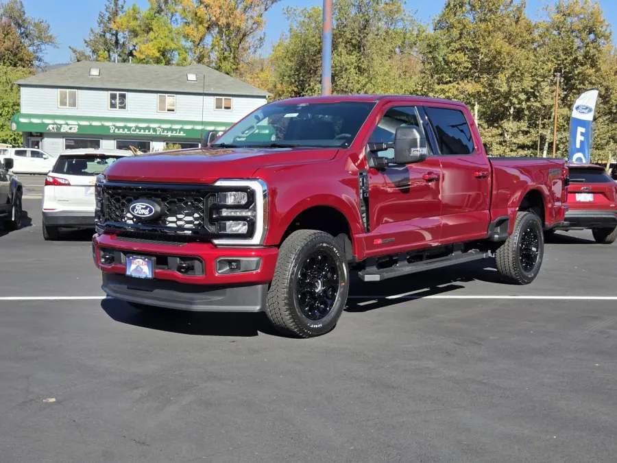 2027 Ford Super Duty F-350 SRW in Ruby Red Metallic Tinted Clearcoat