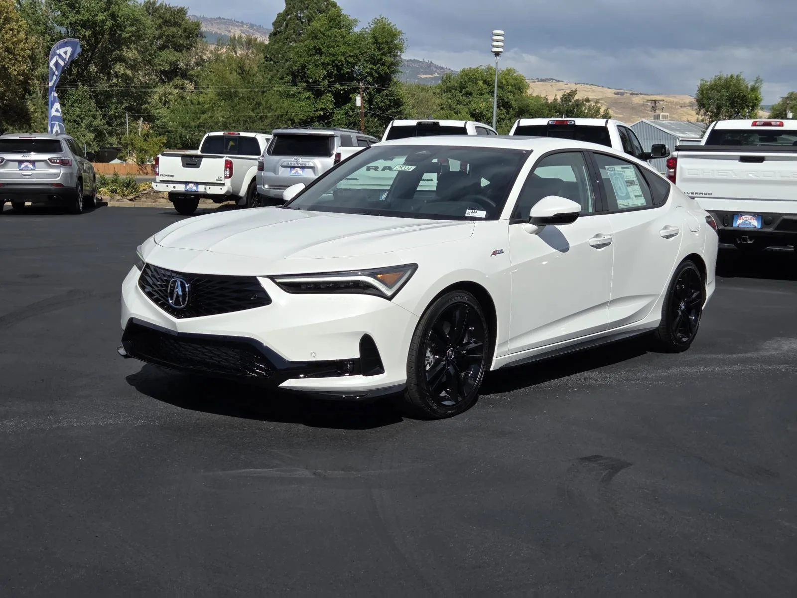 2026 Acura Integra w/A-Spec Technology Package FWD in Platinum White Pearl