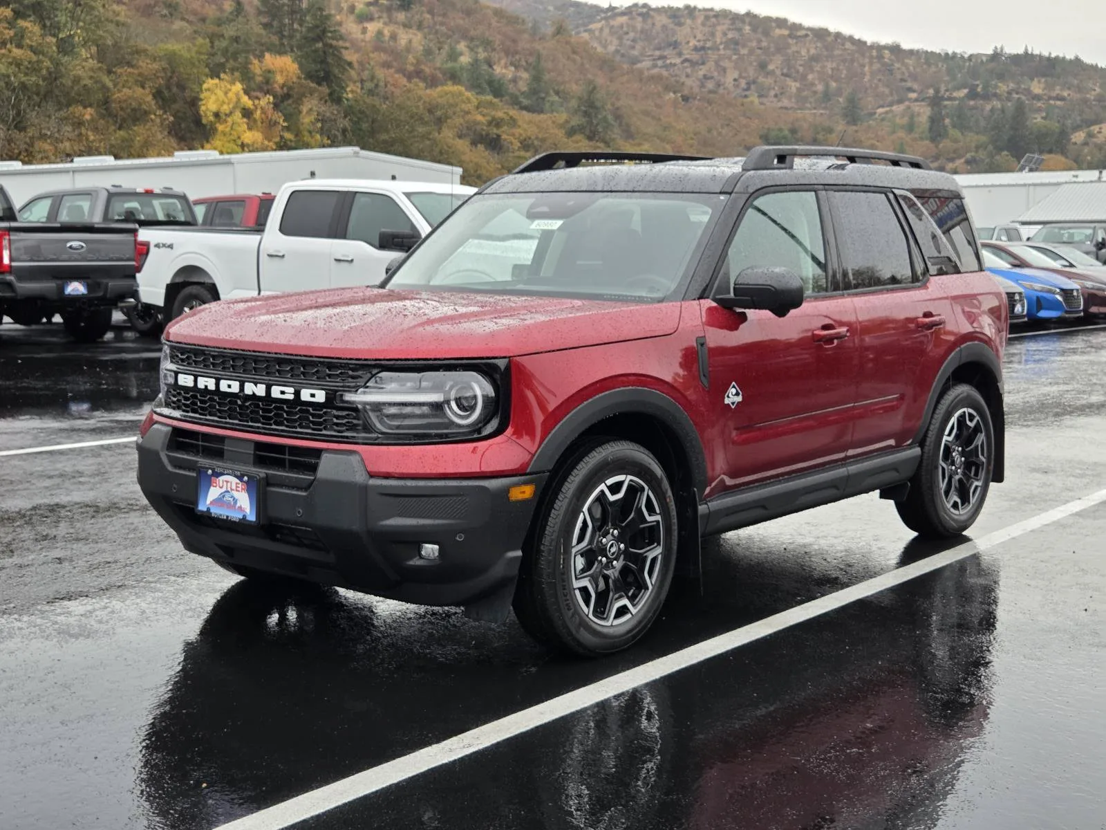 2026 Ford Bronco Sport Outer Banks in Ruby Red Metallic Tinted Clearcoat