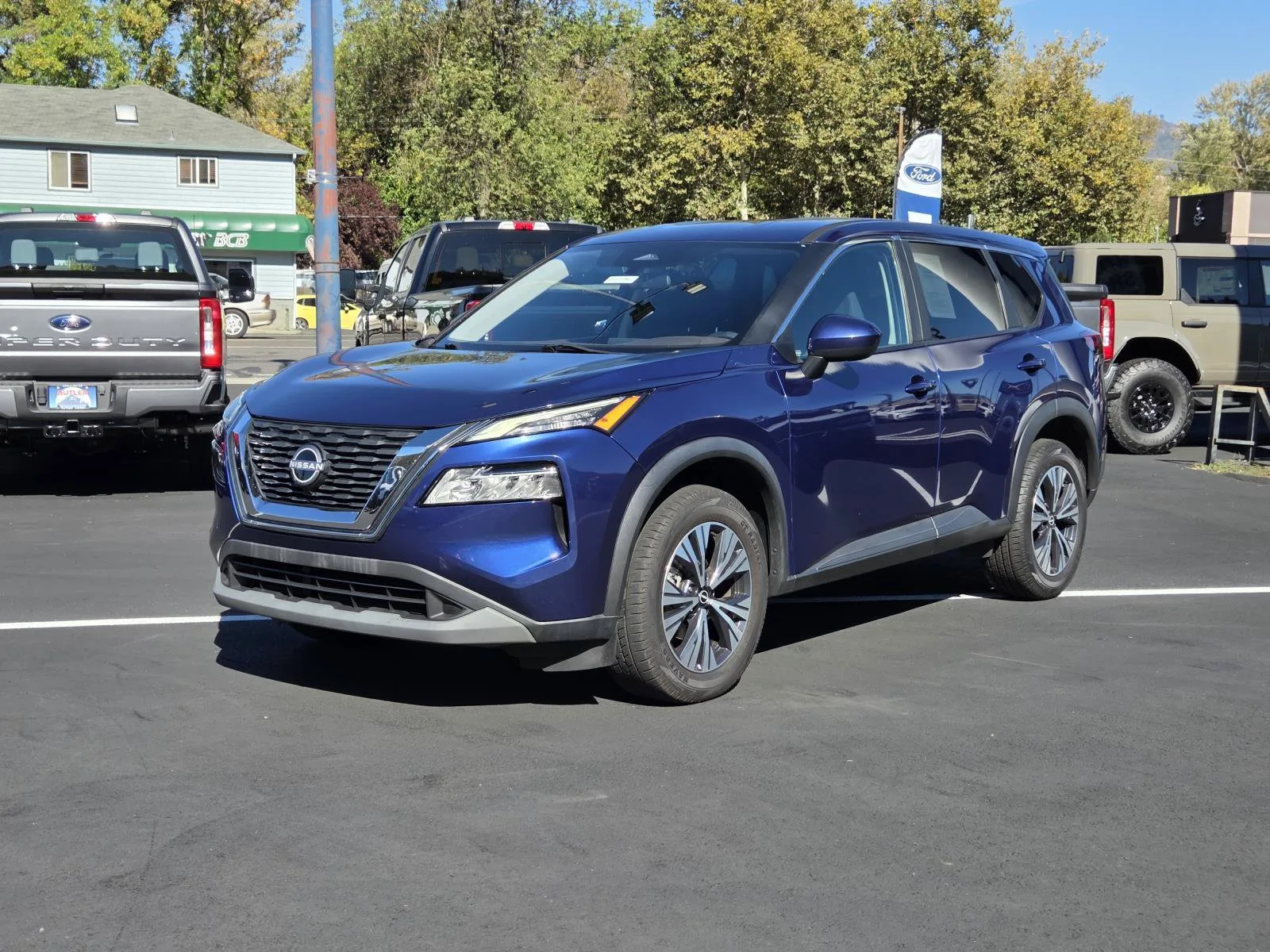 2023 Nissan Rogue SV in Caspian Blue Metallic